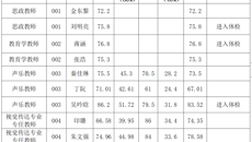 学校公开招聘高层次人才面试及总成绩公示